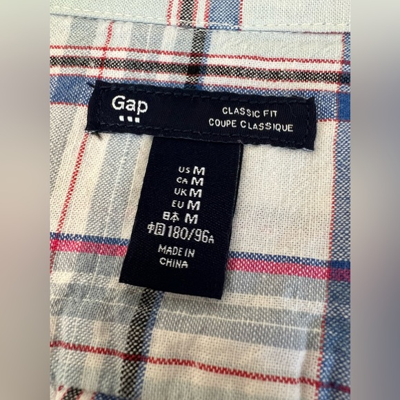 EUC Mens Gap Flannel Shirt | Size Medium - Picture 3 of 5